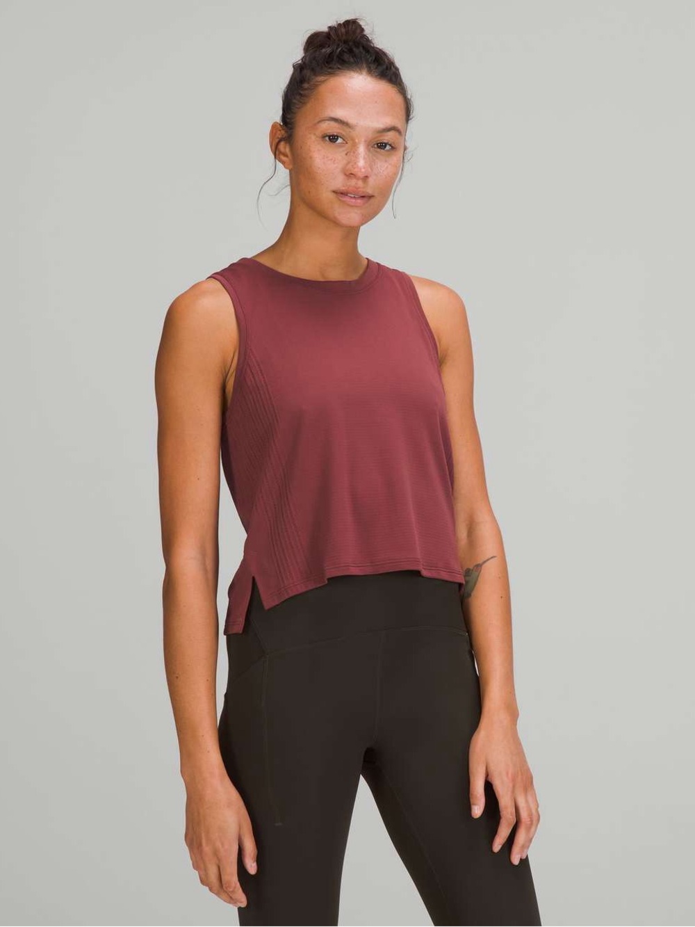Lululemon Train to Be Tank Top Smoky Red Size 12